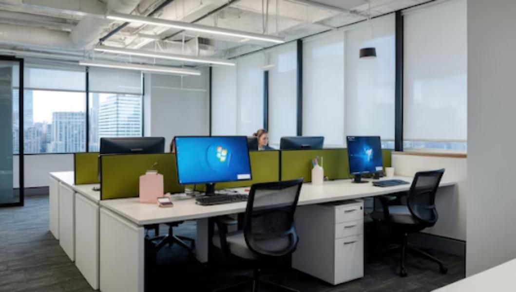 Illustration for the article “Corporate Office Workstation Manufacturers in Banashankari â Optimized Workspaces for Modern Teams”