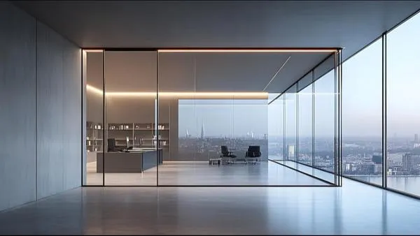 Full Height Glass Partitions in Indiranagar: Glazing, Acoustics and Hardware