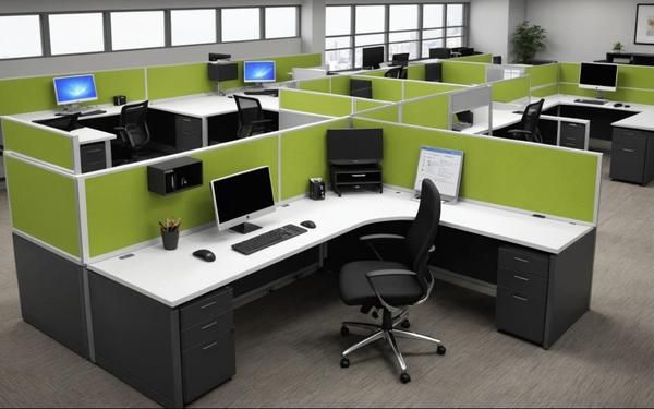 Illustration for the article “Panel Base Workstation in Jayanagar | Smart Office Furniture”